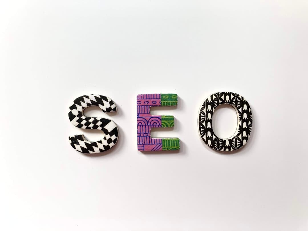 how to scale seo with ai tools - SEO text wallpaper